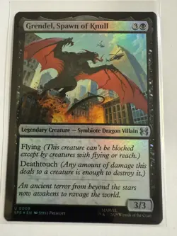 MTG Grendel, Spawn of Knull 0009 Foil Marvel's Spider-Man: Eternal-Legal NM SPE - Image 1