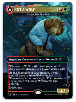 NOT A WOLF - Tovolar, Dire Overlord FOIL - Secret Lair MTG - Image 1
