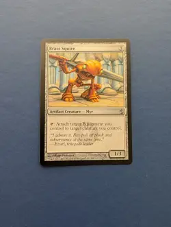 MTG Brass Squire: Mirrodin Besieged #101 – NM+ - Image 1