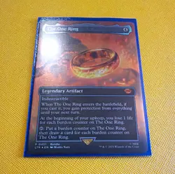 Wizards of the Coast The One Ring 0748 Foil Borderless Poster Mythic EN MTG - Image 1