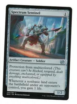 Spectrum Sentinel 244 Uncommon The Brothers' War Magic: The Gathering Near Mint - Image 1