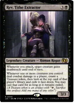 Rev, Tithe Extractor (Anime) 45 Foundations Jumpstart Magic: The Gathering NM - Image 1