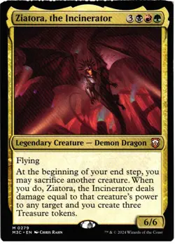 Ziatora, the Incinerator 279 Mythic Commander: Modern Horizons 3 NM MTG - Image 1