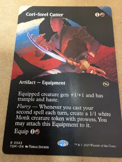 Cori-Steel Cutter - (Borderless) Tarkir: Dragonstorm Regular- Mtg - Image 1