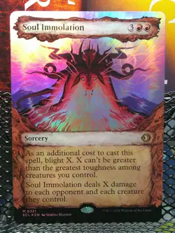Soul Immolation / ECL / #321 / FOIL (Showcase) / Mythic / NM - Image 1