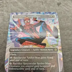 Spectacular Spider-Man (0239) (Borderless) (Textured Foil) Marvel's Spider-Man - Image 1
