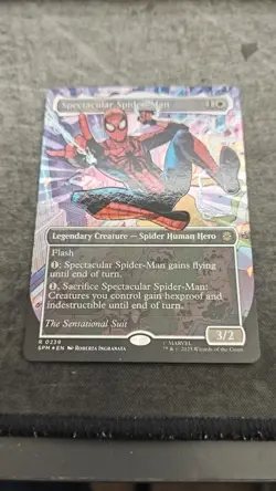 Spectacular Spider-Man (0239) (Borderless) (Textured Foil) Marvel's Spider-Man - Image 2