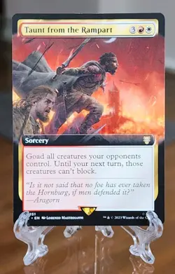 Taunt From The Rampart - 151 - MTG: Lord of the Rings - Extended Art - Regular - Image 1