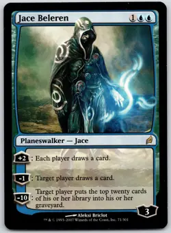 Jace Beleren 71 Rare Lorwyn Magic: The Gathering Near Mint - Image 1