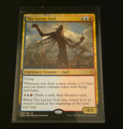Wizards of the Coast The Locust God HOU Mythic Foil Legendary 139/199 ENG - Image 1