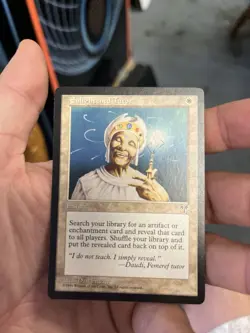 1996 Magic The Gathering MTG Enlightened Tutor | Mirage Near Mint - Image 1