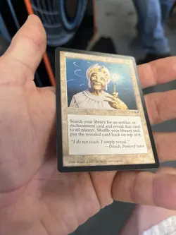 1996 Magic The Gathering MTG Enlightened Tutor | Mirage Near Mint - Image 2