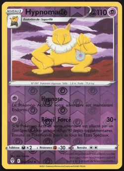 Carte Pokemon Hypnomade 062/203 Reverse Evolution Celeste Francais - Image 1