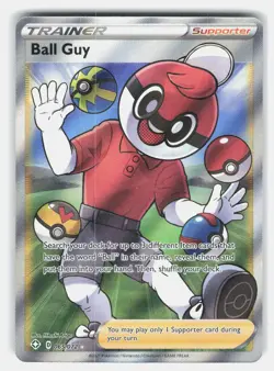 Ball Guy (Full Art) 065/072 Pokemon Shining Fates Holofoil *LP* - Image 1