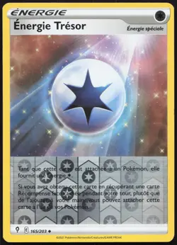Carte Pokemon Energie Tresor 165/203 Reverse Evolution Celeste Francais - Image 1