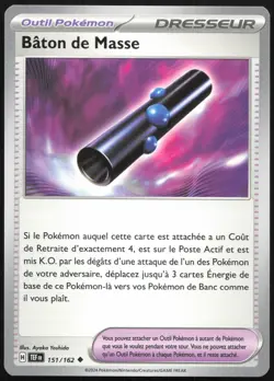 Carte Pokemon Baton de Masse 151/162 Forces Temporelles Francais - Image 1