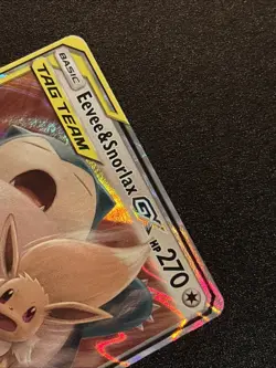 2019 Pokemon Team Up Eevee & Snorlax GX #120/181 Holo Rare - Image 2