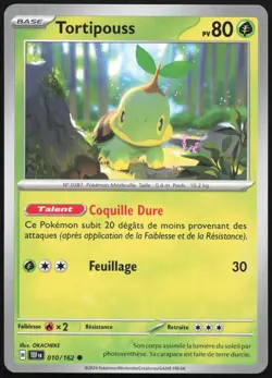 Carte Pokemon Tortipouss 010/162 Forces Temporelles Francais - Image 1