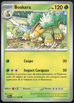 Carte Pokemon Boskara 011/162 Forces Temporelles Francais - Image 1