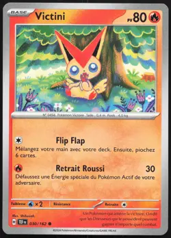 Carte Pokemon Victini 030/162 Forces Temporelles Francais - Image 1