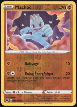 Carte Pokemon Machoc 024/073 Reverse La voie du Maitre Francais - Image 1