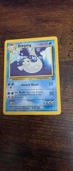 Dewgong 36/130 Uncommon Base Set 2 Pokemon Lightly Played - Image 1