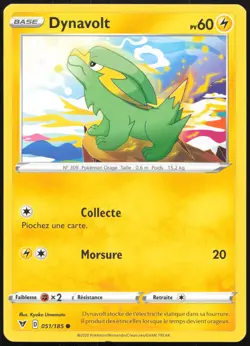 Carte Pokemon Dynavolt 051/185 Voltage Eclatant Francais - Image 1