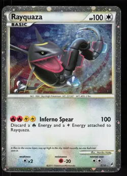 Pokemon Rayquaza SL10 Call of Legends Holo Rare Moderately Played - Image 1