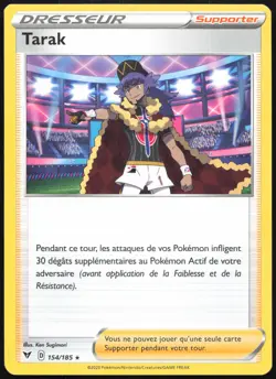 Carte Pokemon Tarak 154/185 Voltage Eclatant Francais - Image 1