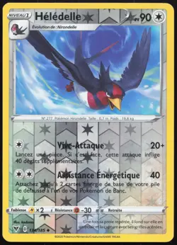 Carte Pokemon Heledelle 134/185 Reverse Voltage Eclatant Francais - Image 1