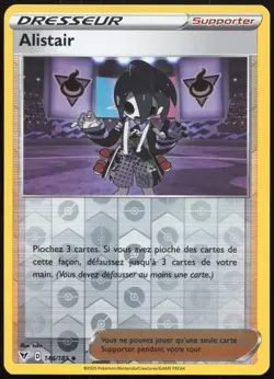 Carte Pokemon Alistair 146/185 Reverse Voltage Eclatant Francais - Image 1