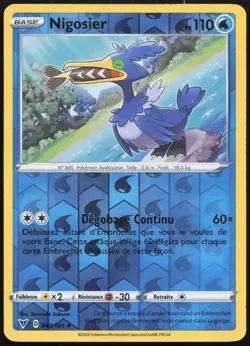 Carte Pokemon Nigosier 040/185 Reverse Voltage Eclatant Francais - Image 1