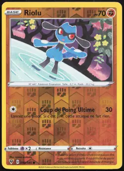 Carte Pokemon Riolu 090/185 Reverse Voltage Eclatant Francais - Image 1