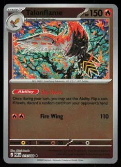 Talonflame 014/088 Uncommon Perfect Order Pokemon Reverse Holo Near Mint - Image 1