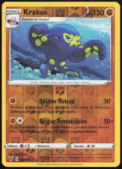 Carte Pokemon Krakos 101/185 Reverse Voltage Eclatant Francais - Image 1