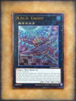 Yugioh N.As.H. Knight OP30-EN002 Ultimate Rare NM - Image 1