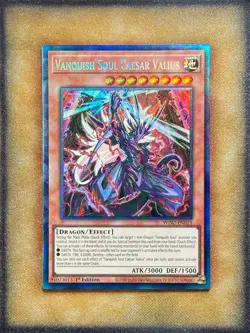 Yugioh Vanquish Soul Caesar Valius WISU-EN021 Collector Rare 1st Ed NM - Image 1