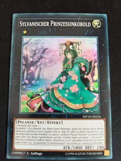 Yugioh! Sylvain Princessprite Super Rare MP18-DE026 - Image 1