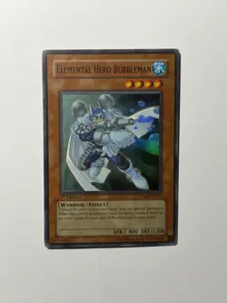 Elemental HERO Bubbleman YSDJ-EN017 Jaden Yuki 1st Edition - Image 1