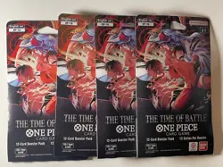 The Time of Battle Booster Sleeve Pack - x4 One Piece - Image 1