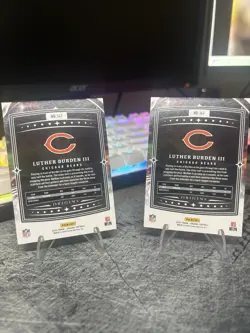 Panini Origins 2025 Luther Burden III Rookie Chicago Bears Card #147 Lot of 2 - Image 2