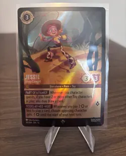 Disney Lorcana TCG Jessie - Lively Cowgirl 20/204 Foil Amber Wilds Unknown - Image 1