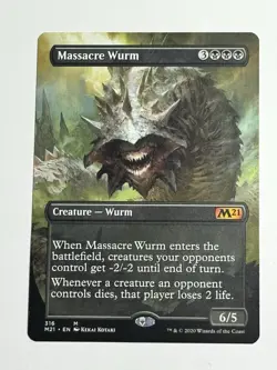 Massacre Wurm (Alternate Art) Core Set 2021 Regular - Image 1
