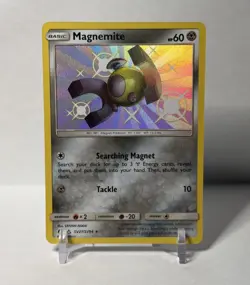 Magnemite SV27/SV94 Hidden Fates Shiny Vault Pokemon Card - NM - Image 1