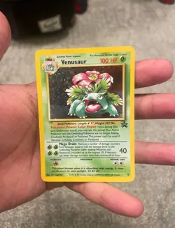 2000 Pokemon VENUSAUR Holo BLACK STAR PROMO Set Card #13 RARE Nintendo WOTC NM - Image 1