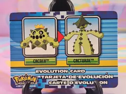 Pokemon TCG Advanced Evolution 2003 Card | Cacnea/Cacturne MP - Image 1