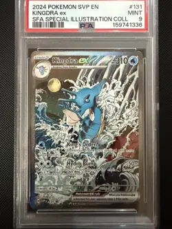 Pokemon TCG Kingdra EX Sir 131 SV Shrouded Fable Promo Card PSA 9 - Image 1