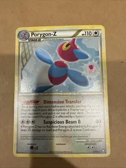 Porygon-Z 7/102 - HGSS Triumphant - Holo Rare Pokemon Card - Image 1