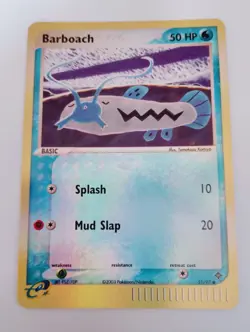 Pokemon Card - Barboach 51/97 - EX Dragon Reverse Holo e-Series - Image 1
