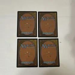 Priest of Gix x4 MTG Urza's Saga Black Creature Card Lot English 1998 - Image 2